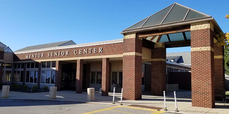 Mentor Senior Center Main Entrance